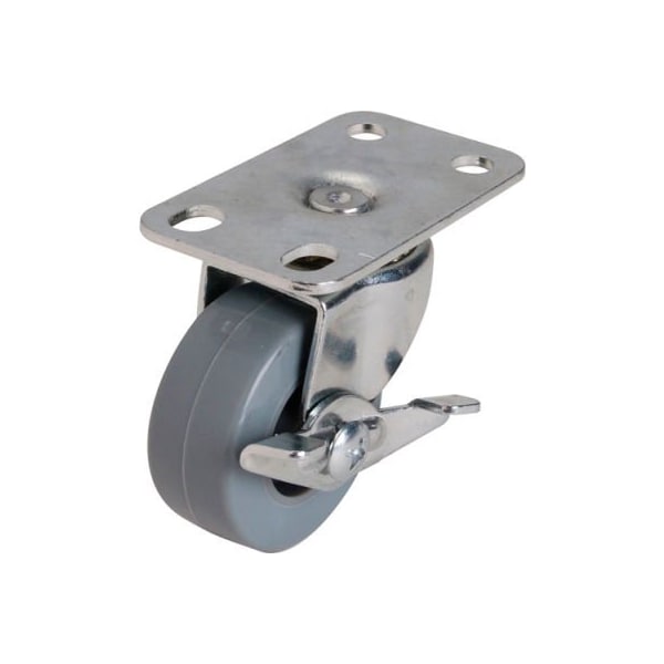 Allpoints 1681473 Caster, Swivel Plate, 2", W/Brk For Frymaster